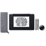 Wacom Intuos Pro Paper tegneplade Sort 5080 lpi 224 x 148 mm USB/Bluetooth Sort, Trådløs, 5080 lpi, 224 x 148 mm, USB/Bluetooth, Kuglepen, Berøring, 2 m