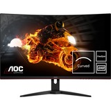 AOC G1 CQ32G1 LED display 81,3 cm (32") 2560 x 1440 pixel Quad HD LCD Sort, Gaming Skærm Sort, 81,3 cm (32"), 2560 x 1440 pixel, Quad HD, LCD, 1 ms, Sort