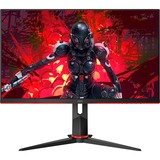 AOC G2 24G2U5/BK computerskærm 60,5 cm (23.8") 1920 x 1080 pixel Fuld HD LED Sort, Rød, Gaming Skærm Sort, 60,5 cm (23.8"), 1920 x 1080 pixel, Fuld HD, LED, 1 ms, Sort, Rød