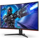 AOC G2 C32G2ZE/BK computerskærm 80 cm (31.5") 1920 x 1080 pixel Fuld HD LED Sort, Rød, Gaming Skærm Sort/Rød, 80 cm (31.5"), 1920 x 1080 pixel, Fuld HD, LED, 1 ms, Sort, Rød