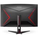 AOC G2 C32G2ZE/BK computerskærm 80 cm (31.5") 1920 x 1080 pixel Fuld HD LED Sort, Rød, Gaming Skærm Sort/Rød, 80 cm (31.5"), 1920 x 1080 pixel, Fuld HD, LED, 1 ms, Sort, Rød