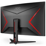 AOC G2 C32G2ZE/BK computerskærm 80 cm (31.5") 1920 x 1080 pixel Fuld HD LED Sort, Rød, Gaming Skærm Sort/Rød, 80 cm (31.5"), 1920 x 1080 pixel, Fuld HD, LED, 1 ms, Sort, Rød