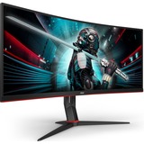 AOC G2 CU34G2X/BK computerskærm 86,4 cm (34") 3440 x 1440 pixel Quad HD LED Sort, Gaming Skærm Sort, 86,4 cm (34"), 3440 x 1440 pixel, Quad HD, LED, 1 ms, Sort