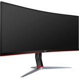 AOC G2 CU34G2/BK LED display 86,4 cm (34") 3440 x 1440 pixel Quad HD Sort, Rød, Gaming Skærm Sort/Rød, 86,4 cm (34"), 3440 x 1440 pixel, Quad HD, LED, 1 ms, Sort, Rød