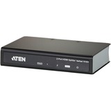 ATEN VS182A-AT-G video-splitter HDMI 2x HDMI, HDMI splitter Sort, HDMI, 2x HDMI, 4096 x 2160 pixel, Sort, Metal, 4K Ultra HD