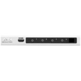 ATEN VS481B-AT-G video-switch HDMI, HDMI switch HDMI, Metal, Sølv, 60 Hz, 15 m, 3840 x 2160, 4096 x 2160