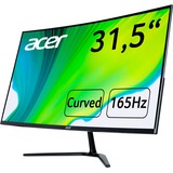 Acer ED320QR P 80 cm (31.5") 1920 x 1080 pixel Fuld HD LED Sort, Gaming Skærm Sort, 80 cm (31.5"), 1920 x 1080 pixel, Fuld HD, LED, 5 ms, Sort