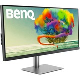 BenQ PD3420Q 86,4 cm (34") 3440 x 1440 pixel Quad HD LED Grå, LED-skærm Sort/Sølv, 86,4 cm (34"), 3440 x 1440 pixel, Quad HD, LED, 5 ms, Grå