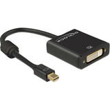DeLOCK 62603 videokabel adapter 0,2 m Mini DisplayPort DVI-I Sort Sort, 0,2 m, Mini DisplayPort, DVI-I, Hanstik, Hunstik, Guld