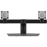 Dell Dual Monitor Stand 68,6 cm (27") Aluminium, Sort Skrivebord, Gulvstander Sort, 6 kg, 48,3 cm (19"), 68,6 cm (27"), 100 x 100 mm, Højdejustering, Aluminium, Sort