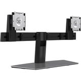 Dell Dual Monitor Stand 68,6 cm (27") Skrivebord Aluminium, Sort, Gulvstander Sort, 6 kg, 48,3 cm (19"), 68,6 cm (27"), 100 x 100 mm, Højdejustering, Aluminium, Sort
