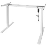 Digitus DA-90387 computerbord Hvid, understel Hvid, Lige, Rektangulær form, Hvid, T-ben, Hvid, 60 kg