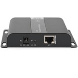 Digitus DS-55125 AV forlænger AV-modtager Sort, HDMI-udvidelse forlænger Sort, 3840 x 2160 pixel, AV-modtager, 120 m, Ledningsført, Sort
