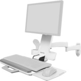 Ergotron 200 Series Combo Arm 61 cm (24") Hvid Væg, Wall Mount Hvid, 8,2 kg, 61 cm (24"), 75 x 75 mm, 100 x 100 mm, Hvid