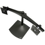 Ergotron DS Series DS100 Dual Monitor Desk Stand, Horizontal 61 cm (24") Sort Skrivebord, Gulvstander Sort, Horizontal, 14 kg, 61 cm (24"), 75 x 75 mm, 100 x 100 mm, Sort