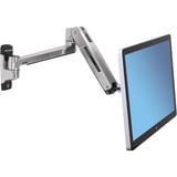 Ergotron LX HD Sit-Stand 116,8 cm (46") Sølv Væg, Wall Mount aluminium, 13,6 kg, 116,8 cm (46"), 75 x 75 mm, 400 x 400 mm, Sølv