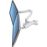 Ergotron LX Series 45-491-216 skærmbeslag og -stativer 68,6 cm (27") Hvid Skrivebord Hvid, 18,1 kg, 68,6 cm (27"), 75 x 75 mm, 100 x 100 mm, Højdejustering, Hvid