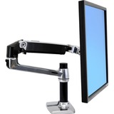 Ergotron LX Series Desk Mount LCD Arm 86,4 cm (34") Sort Skrivebord, Skærmbeslag Sølv, 11,3 kg, 86,4 cm (34"), 75 x 75 mm, 100 x 100 mm, Sort