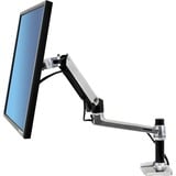 Ergotron LX Series Desk Mount LCD Arm 86,4 cm (34") Sort Skrivebord, Skærmbeslag Sølv, 11,3 kg, 86,4 cm (34"), 75 x 75 mm, 100 x 100 mm, Sort