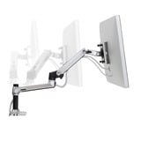 Ergotron LX Series Desk Mount LCD Arm 86,4 cm (34") Sort Skrivebord, Skærmbeslag Sølv, 11,3 kg, 86,4 cm (34"), 75 x 75 mm, 100 x 100 mm, Sort