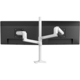 Ergotron LX Series LX Dual Stacking Arm 101,6 cm (40") Hvid Skrivebord, Skærmbeslag Hvid, Klemme, 9,1 kg, 101,6 cm (40"), 100 x 100 mm, Højdejustering, Hvid