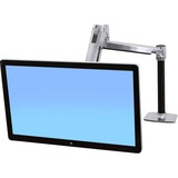 Ergotron LX Series LX HD Sit-Stand 116,8 cm (46") Aluminium Skrivebord, Skærmbeslag Sølv/Sort, 13,6 kg, 116,8 cm (46"), Højdejustering, Aluminium