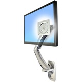 Ergotron MX Wall Mount LCD Arm 106,7 cm (42") Aluminium Væg Sølv, 13,6 kg, 106,7 cm (42"), 75 x 75 mm, 200 x 200 mm, Aluminium