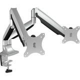 ICY BOX IB-MS504-T 81,3 cm (32") Skrivebord Sort, Sølv, Skærmbeslag Sølv/Sort, Klemme, 18 kg, 81,3 cm (32"), 75 x 75 mm, 100 x 100 mm, Sort, Sølv