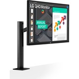 LG 27QN880-B LED display 68,6 cm (27") 2560 x 1440 pixel Quad HD LCD Sort, LED-skærm Sort, 68,6 cm (27"), 2560 x 1440 pixel, Quad HD, LCD, 5 ms, Sort