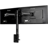 iiyama DS1002C-B1 skærmbeslag og -stativer 76,2 cm (30") Skrivebord Sort Sort, Klemme, 10 kg, 25,4 cm (10"), 76,2 cm (30"), 100 x 100 mm, Sort
