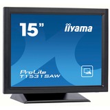 iiyama ProLite T1531SAW-B5 touch screen skærm 38,1 cm (15") 1024 x 768 pixel Single-touch Sort, Display Sort, 38,1 cm (15"), 340 cd/m², TN, 4:3, 1024 x 768 pixel, LED