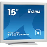 iiyama ProLite T1531SR-W5 computerskærm 38,1 cm (15") 1024 x 768 pixel LED Berøringsskærm Hvid, LED-skærm Hvid, 38,1 cm (15"), 1024 x 768 pixel, LED, 8 ms, Hvid