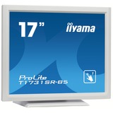 iiyama ProLite T1731SR-W5 touch screen skærm 43,2 cm (17") 1280 x 1024 pixel Single-touch Hvid, LED-skærm Hvid, 43,2 cm (17"), 200 cd/m², TN, 5:4, 1280 x 1024 pixel, 5:4