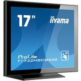 iiyama ProLite T1732MSC-B5AG computerskærm 43,2 cm (17") 1280 x 1024 pixel LED Berøringsskærm Sort, LED-skærm Sort, 43,2 cm (17"), 1280 x 1024 pixel, LED, 5 ms, Sort