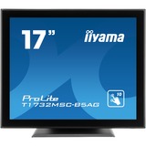 iiyama ProLite T1732MSC-B5AG computerskærm 43,2 cm (17") 1280 x 1024 pixel LED Berøringsskærm Sort, LED-skærm Sort, 43,2 cm (17"), 1280 x 1024 pixel, LED, 5 ms, Sort
