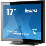 iiyama ProLite T1732MSC-B5AG computerskærm 43,2 cm (17") 1280 x 1024 pixel LED Berøringsskærm Sort, LED-skærm Sort, 43,2 cm (17"), 1280 x 1024 pixel, LED, 5 ms, Sort