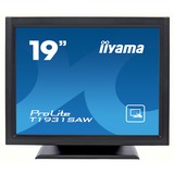 iiyama ProLite T1931SAW-B5 computerskærm 48,3 cm (19") 1280 x 1024 pixel LED Berøringsskærm Sort, LED-skærm Sort, 48,3 cm (19"), 1280 x 1024 pixel, LED, 5 ms, Sort
