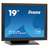 iiyama ProLite T1931SAW-B5 touch screen skærm 48,3 cm (19") 1280 x 1024 pixel Single-touch Sort, LED-skærm Sort, 48,3 cm (19"), 230 cd/m², TN, 5:4, 1280 x 1024 pixel, LED