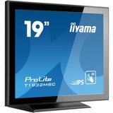 iiyama ProLite T1932MSC-B5AG touch screen skærm 48,3 cm (19") 1280 x 1024 pixel Multi-touch Bordplade Sort, LED-skærm Sort, 48,3 cm (19"), 215 cd/m², IPS, 5:4, 1280 x 1024 pixel, LED