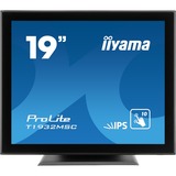 iiyama ProLite T1932MSC-B5X touch screen skærm 48,3 cm (19") 1280 x 1024 pixel Multi-touch Bordplade Sort, LED-skærm Sort, 48,3 cm (19"), 225 cd/m², IPS, 5:4, 1280 x 1024 pixel, LED