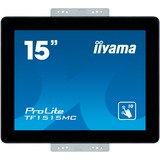 iiyama ProLite TF1515MC-B2 computerskærm 38,1 cm (15") 1024 x 768 pixel XGA LED Berøringsskærm Sort, LED-skærm Sort, 38,1 cm (15"), 1024 x 768 pixel, XGA, LED, 8 ms, Sort
