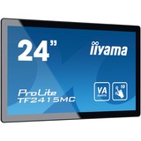 iiyama ProLite TF2415MC-B2 computerskærm 60,5 cm (23.8") 1920 x 1080 pixel Fuld HD VA Berøringsskærm Multibruger Sort, LED-skærm Sort, 60,5 cm (23.8"), 1920 x 1080 pixel, Fuld HD, VA, 16 ms, Sort