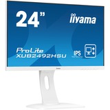 iiyama ProLite XUB2492HSU-W1 LED display 60,5 cm (23.8") 1920 x 1080 pixel Fuld HD Hvid, LED-skærm Hvid, 60,5 cm (23.8"), 1920 x 1080 pixel, Fuld HD, LED, 5 ms, Hvid