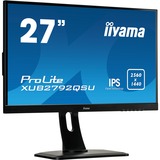 iiyama ProLite XUB2792QSU-B1 LED display 68,6 cm (27") 2560 x 1440 pixel Quad HD Sort, LED-skærm Sort, 68,6 cm (27"), 2560 x 1440 pixel, Quad HD, LED, 5 ms, Sort