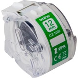 Brother CZ-1002 etiketbånd Hvid på grøn Hvid på grøn, CZ, Flerfarvet, Inkjet, Brother, VC-500W