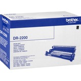 Brother DR2200 Original, Tromle Original, FAX-2840, FAX-2845, FAX-2940, HL-2130, HL-2135W, HL-2240D, HL-2240, HL-2250DN, HL-2270DW,..., 12000 Sider, Laserprint, Sort, 410 g