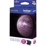 Brother LC1220M blækpatron 1 stk Original Magenta Magenta, 1 stk, 300 Sider, Enkelt pakke, Detail