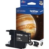 Brother LC1240BK blækpatron 1 stk Original Sort Sort, 1 stk, 600 Sider, Enkelt pakke, Detail