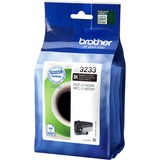 Brother LC3233BK blækpatron 1 stk Original Sort Sort, 1 stk, 3000 Sider, Enkelt pakke