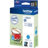 Brother LC-22UC blækpatron Original Højt (XL) udbytte Blå Højt (XL) udbytte, 1200 Sider